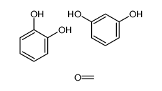 benzene-1,2-diol,benzene-1,3-diol,formaldehyde Structure