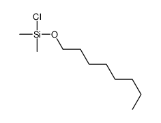 CHLORODIMETHYL(OCTYLOXY)SILANE Structure