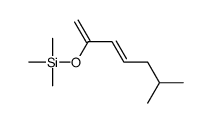 trimethyl(6-methylhepta-1,3-dien-2-yloxy)silane Structure