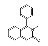 2-methyl-1-phenyl-2H-isoquinolin-3-one Structure