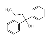 Benzenemethanol, a-phenyl-a-propyl-结构式