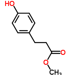 Methyl 3-(4-hydroxyphenyl)propionate structure
