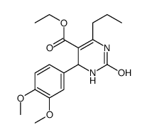 ethyl 4-(3,4-dimethoxyphenyl)-2-oxo-6-propyl-3,4-dihydro-1H-pyrimidine-5-carboxylate Structure
