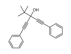 3-tert-butyl-1,5-diphenylpenta-1,4-diyn-3-ol结构式