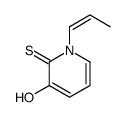 3-hydroxy-1-prop-1-enylpyridine-2-thione Structure