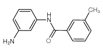 N-(3-氨基苯基)-3-甲基苯甲酰胺结构式