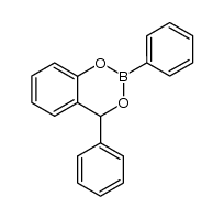 2,4-diphenyl-1,3,2-benzodioxaborin结构式