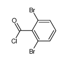 2,6-dibromobenzoyl chloride Structure