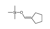 cyclopentylidenemethoxy(trimethyl)silane Structure