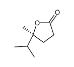 (5S)-5-methyl-5-propan-2-yloxolan-2-one结构式