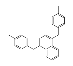 1,4-bis[(4-methylphenyl)methyl]naphthalene Structure