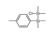 chloro-[dimethyl-(4-methylphenyl)silyl]-dimethylsilane结构式