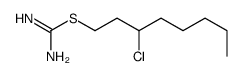 3-chlorooctyl carbamimidothioate结构式