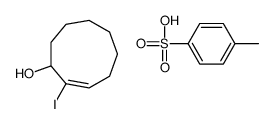 2-iodocyclonon-2-en-1-ol,4-methylbenzenesulfonic acid结构式