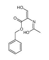 benzyl 2-acetamido-3-hydroxyprop-2-enoate Structure