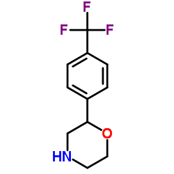 2-(4-三氟甲基-苯基)-吗啉结构式