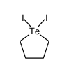 1,1,2,3,4,5-hexahydro-1,1-diiodotellurophene Structure