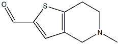 5-methyl-4,5,6,7-tetrahydrothieno[3,2-c]pyridine-2-carbaldehyde Structure