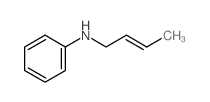 Benzenamine,N-2-buten-1-yl-结构式