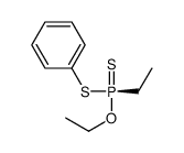 ethoxy-ethyl-phenylsulfanyl-sulfanylidene-λ5-phosphane Structure