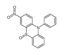 3-nitro-10-phenylphenothiazine 5-oxide结构式