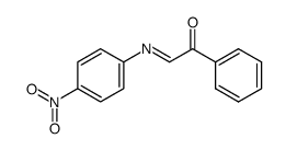 α-[(p-Nitrophenyl)imino]acetophenone结构式