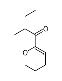 1-(3,4-dihydro-2H-pyran-6-yl)-2-methylbut-2-en-1-one结构式