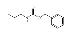 N-(benzyloxycarbonyl)propylamine结构式