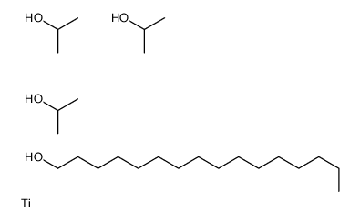 hexadecan-1-ol,propan-2-ol,titanium Structure