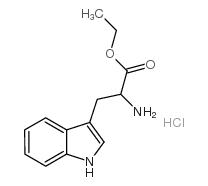 DL-色氨酸乙酯盐酸盐结构式