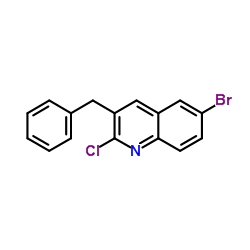 3-Benzyl-6-bromo-2-chloroquinoline picture
