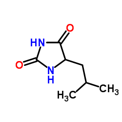 5-异丁基咪唑啉-2,4-二酮结构式