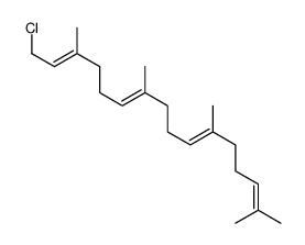 1-chloro-3,7,11,15-tetramethylhexadeca-2,6,10,14-tetraene结构式