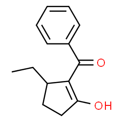 Methanone, (5-ethyl-2-hydroxy-1-cyclopenten-1-yl)phenyl- (9CI)结构式