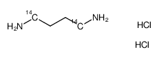 putrescine-1,4-14c dihydrochloride结构式