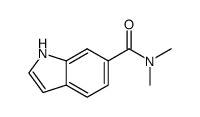 N,N-dimethyl-1H-indole-6-carboxamide Structure