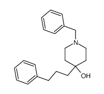 1-benzyl-4-hydroxy-4-(3-phenylpropyl)piperidine Structure
