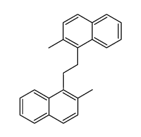 1,2-bis-(2-methyl-[1]naphthyl)-ethane结构式