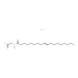 ammonium N-methyl-N-(1-oxo-9-octadecenyl)aminoacetate结构式