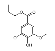 propyl 4-hydroxy-3,5-dimethoxybenzoate Structure