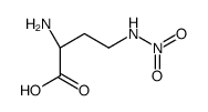 alpha-amino-gamma-nitraminobutyrate结构式