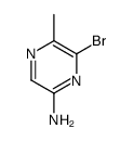6-Bromo-5-methylpyrazin-2-amine structure