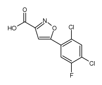 5-(2,4-二氯-5-氟苯基)异噁唑-3-甲酸图片