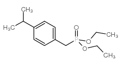 (4-异丙基苄基)膦酸二乙酯结构式