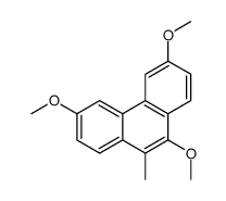 3,6,9-trimethoxy-10-methylphenanthrene Structure