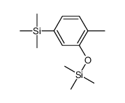 trimethyl-(4-methyl-3-trimethylsilyloxyphenyl)silane结构式