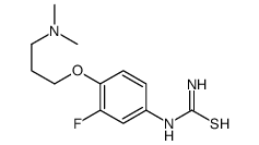 [4-[3-(dimethylamino)propoxy]-3-fluorophenyl]thiourea Structure