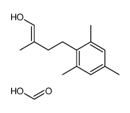 formic acid,2-methyl-4-(2,4,6-trimethylphenyl)but-1-en-1-ol Structure