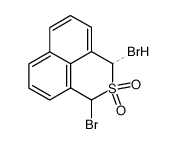 1,3-dibromo-1H,3H-naphtho[1,8-cd]thiopyran 2,2-dioxide Structure