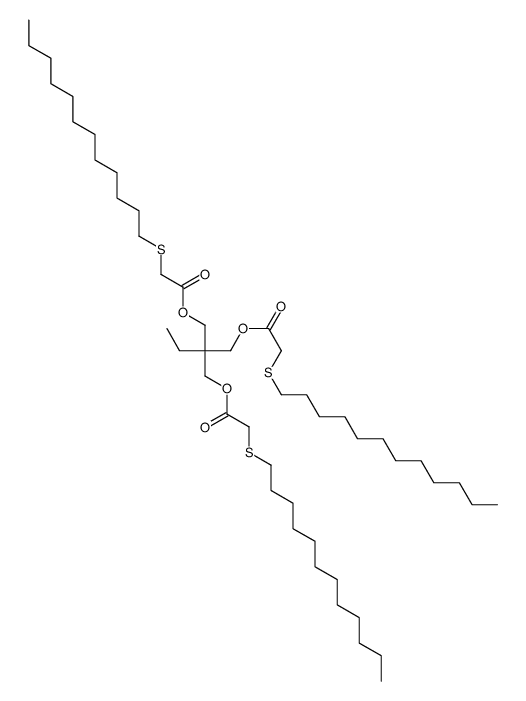 2-[[[(dodecylthio)acetyl]oxy]methyl]-2-ethyl-1,3-propanediyl bis[(dodecylthio)acetate] Structure
